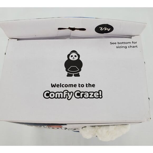 The Comfy Feet Slipper Socks US(W) 8-10 M/L Navy As Seen On Shark Tank Sherpa - Picture 6 of 6